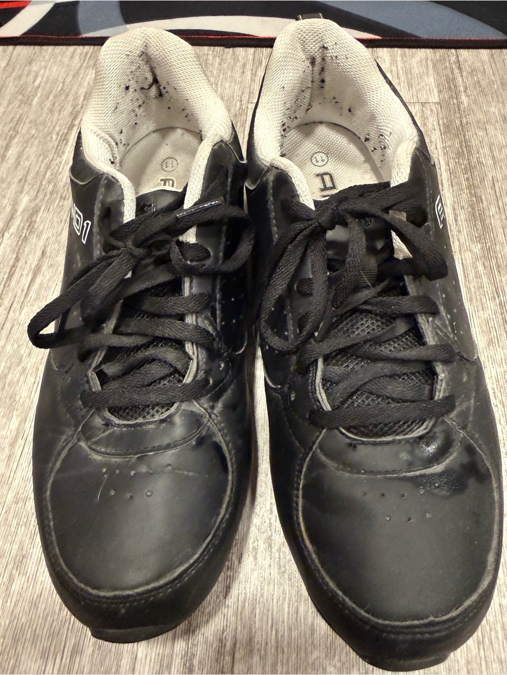 And 1 Men's Black Lace-Up Athletic Shoes